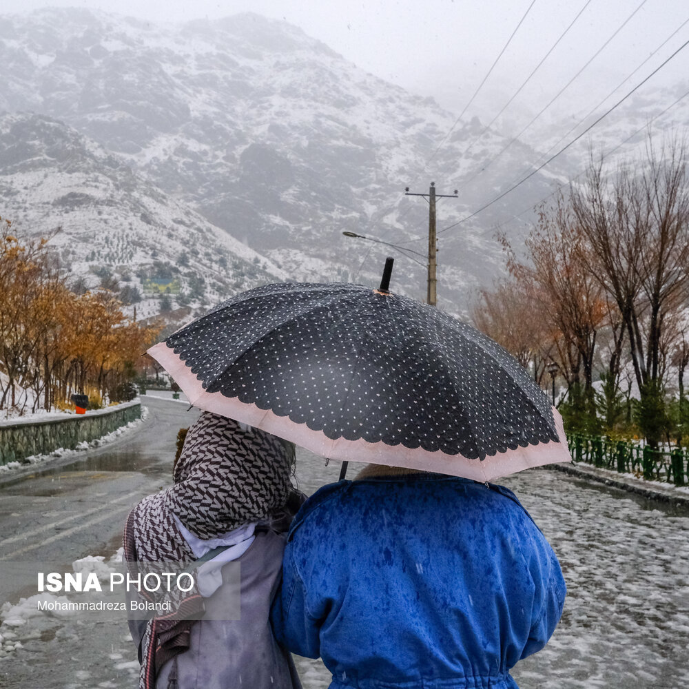 نخستین برف تهران در ۱۴۰۰